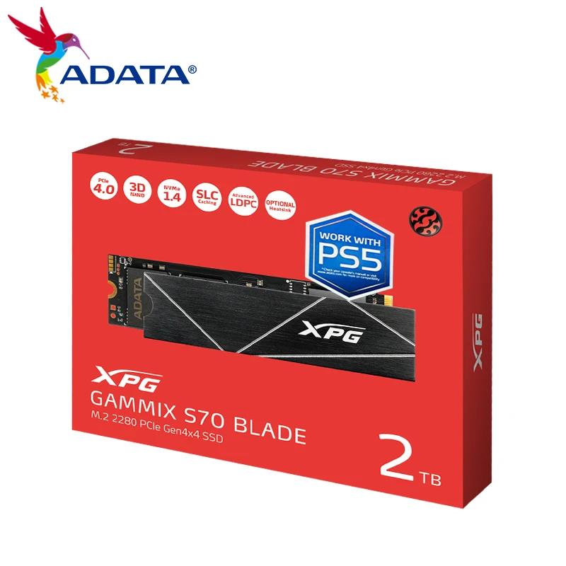 ADATA  ָ Ʈ ũ ϵ ̺, Ʈ ũž PC, 2TB SSD XPG GAMMIX S70 BLADE SSD, M.2 2280 PCle Gen4x4 SSD